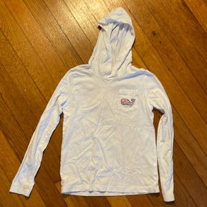 Girls vineyard vines long sleeve hooded t-shirt